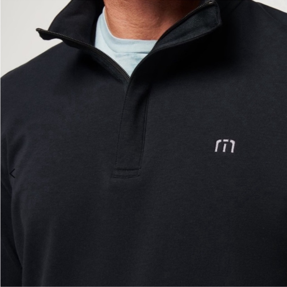 NWOT Travis Mathew Cloud Quarter Zip Sweater - Picture 3 of 7